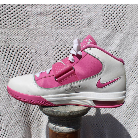 RARE 2010 Nike Zoom Lebron 4 Soldier Think Pink Women's Size 10 8.5M - Picture 4 of 10
